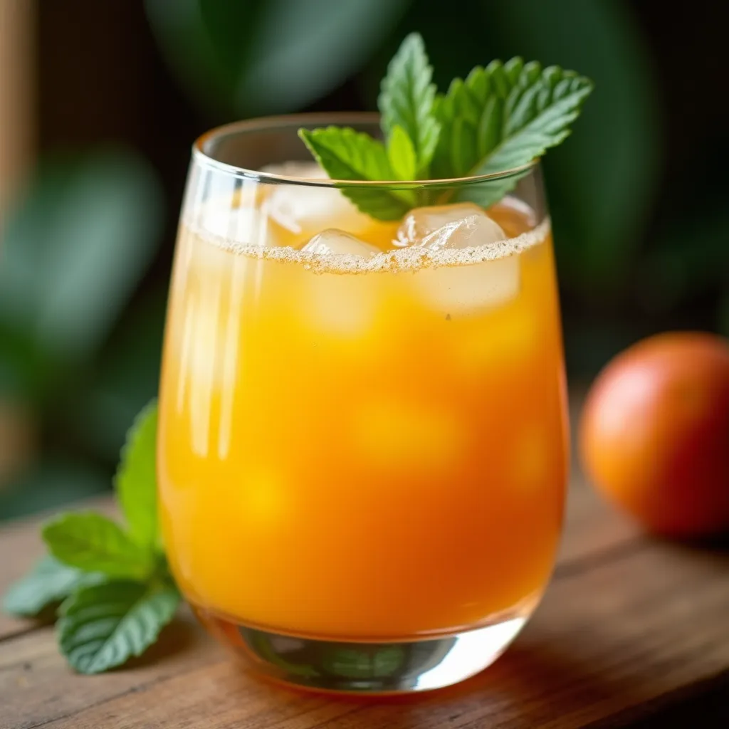 Mocktail mangue-passion sans alcool