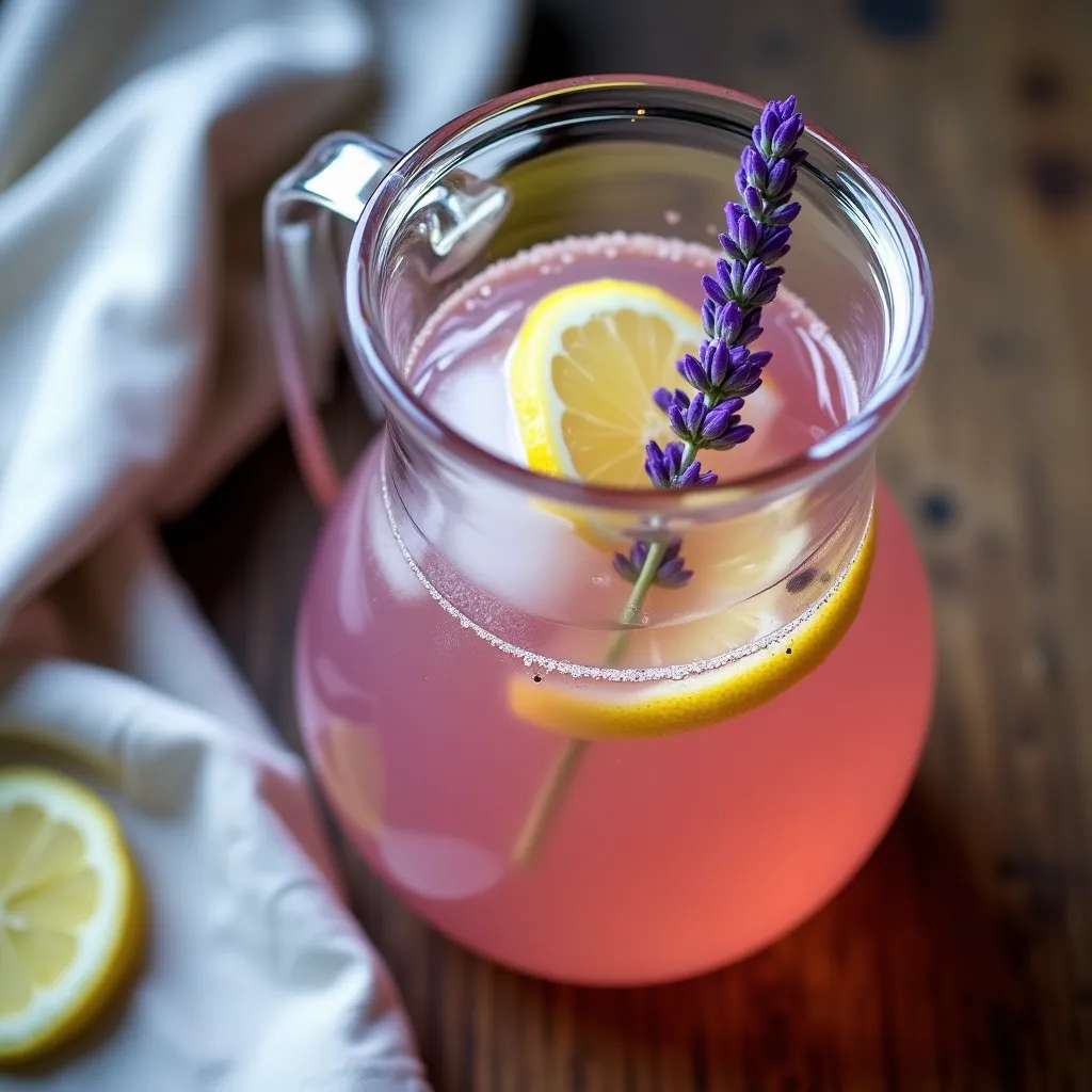 Thé glacé maison à la lavande et citron