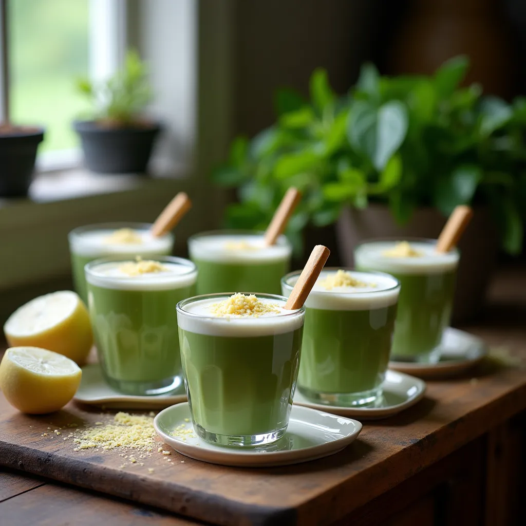 Cappuccino de courgettes au parmesan
